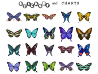 butterfly stickers to print