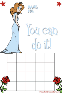 princess behavior chart for girls