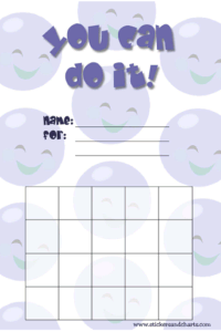 smiley face reward chart